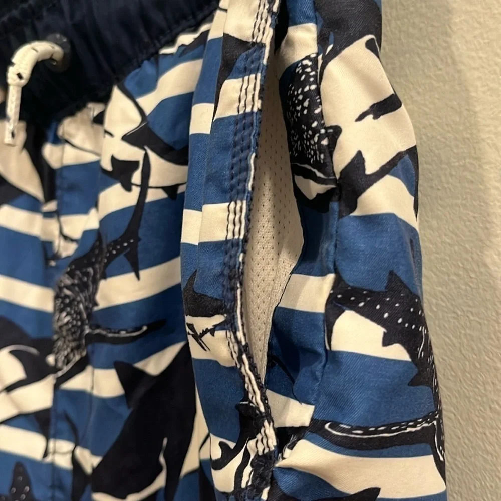 GAP - boys swim trunks, bathing suit.  Shark print.  Size boys XL